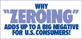 Why "Zeroing" Adds Up To A Big Negative For U.S. Consumers!